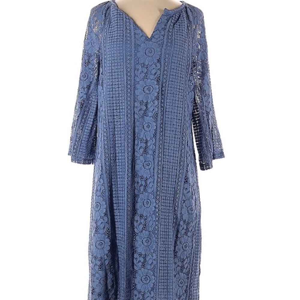 Blue lace dress XS Isaac Mizrahi